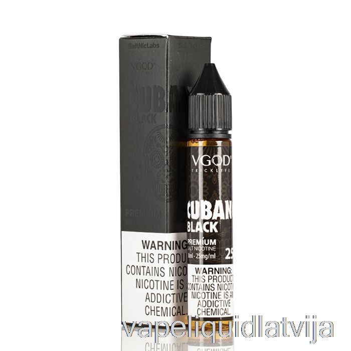 Cubano Black - Vgod Saltnic - 30ml 50mg Vape šķidrums